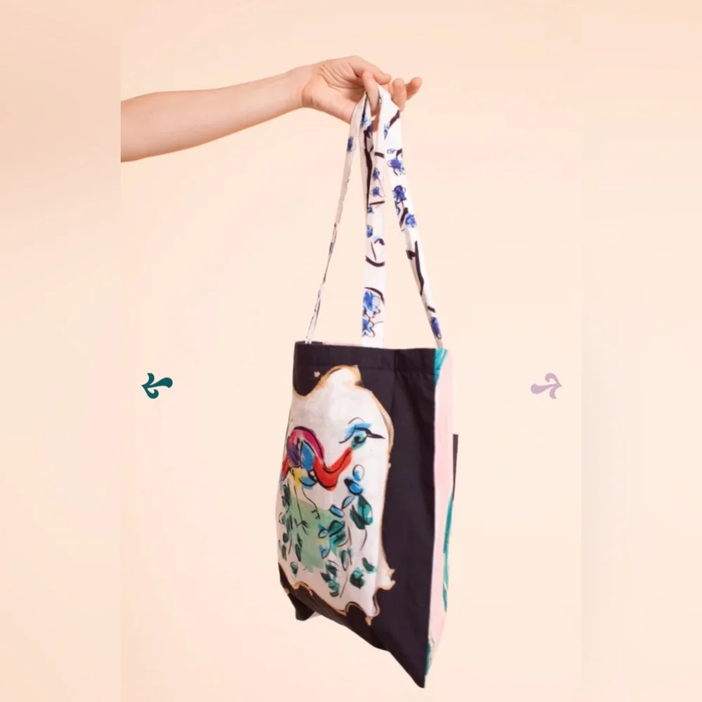 Samantha Pleet Sèvres Mixed Porcelain Tote Bag - New! - Picture 5 of 9